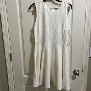 Womens Boston Proper size 12 sleeveless dress, white